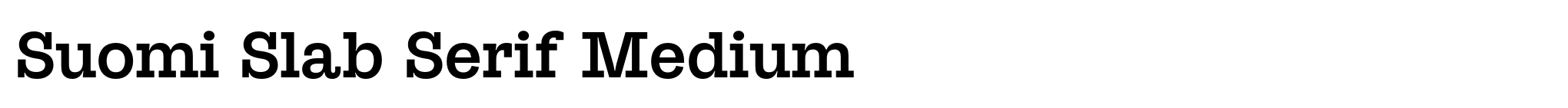 Suomi Slab Serif Medium image